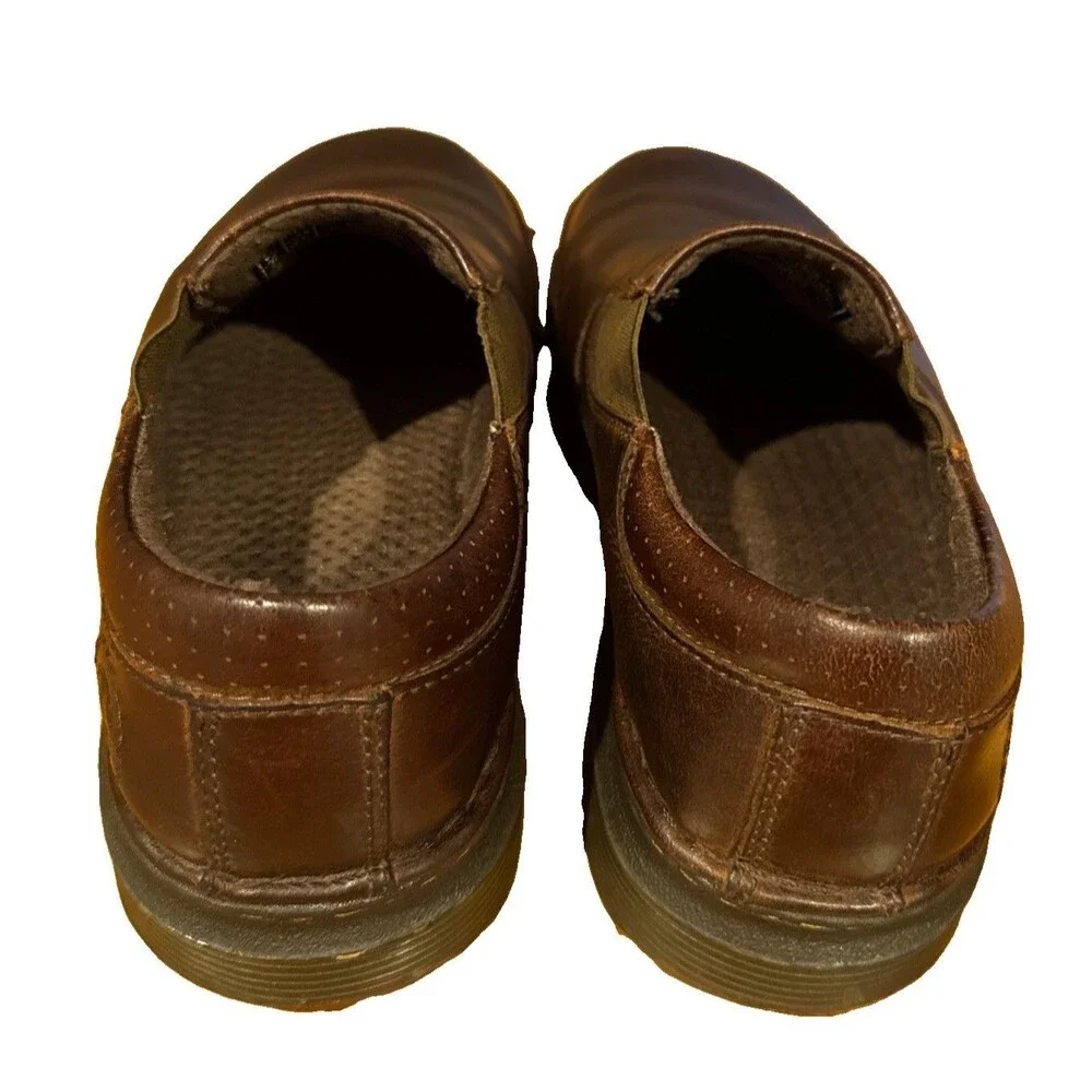Dr. Martens Orson Slip-on Oxfords in Brown Leather US Men's 9/EU 42